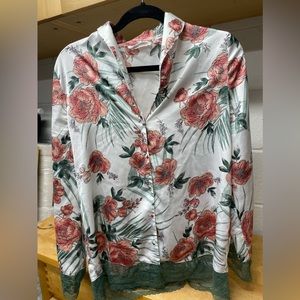 La vie en rose silky feel pajamas